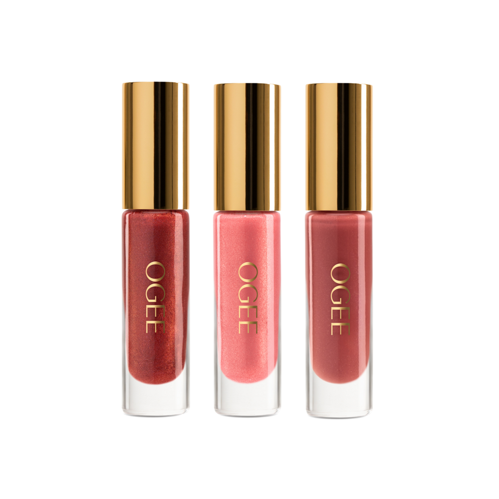 Ogee Glimmer Lip Gloss Trio