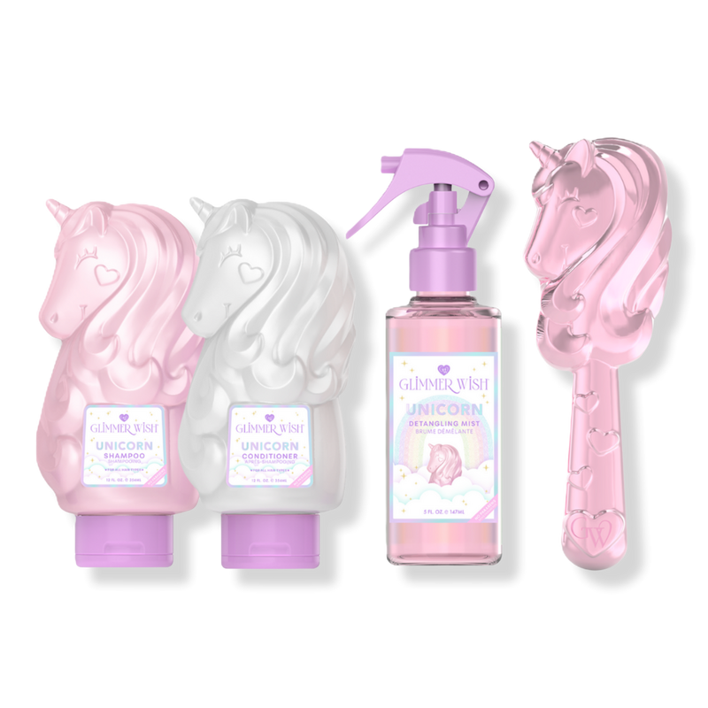 UNICORN♡☺︎shop 　高保湿化粧水 & 高保湿液セット Glimmer Wish - Unicorn Haircare Gift Set | Ulta Beauty