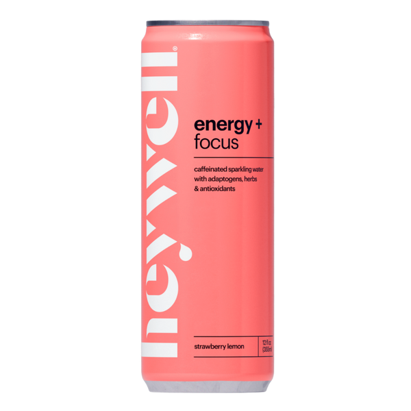 Heywell Energy + Focus Sparkling Strawberry Lemon 12-Pack #1