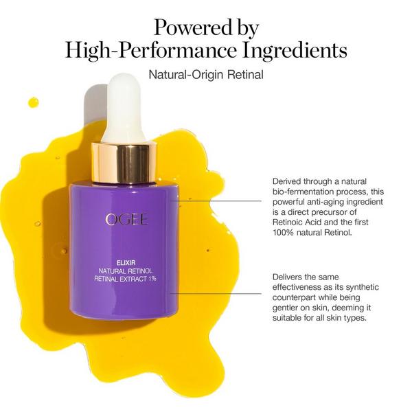 Ogee Natural Retinol Retinal Extract 1% Elixir #5