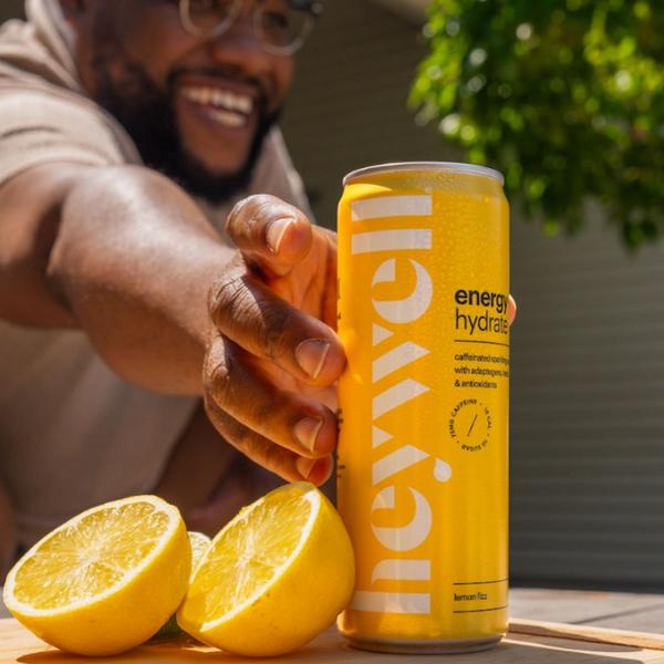Heywell Energy + Hydrate Sparkling Lemon Fizz 12-Pack #4