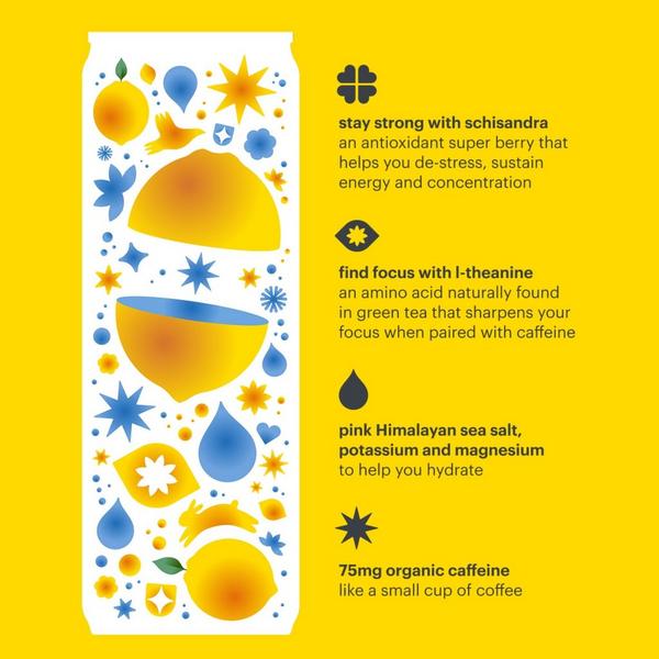 Heywell Energy + Hydrate Sparkling Lemon Fizz 12-Pack #5