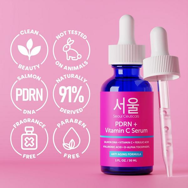 Seoul Ceuticals Korean Skin Care PDRN + Vitamin C Serum #5