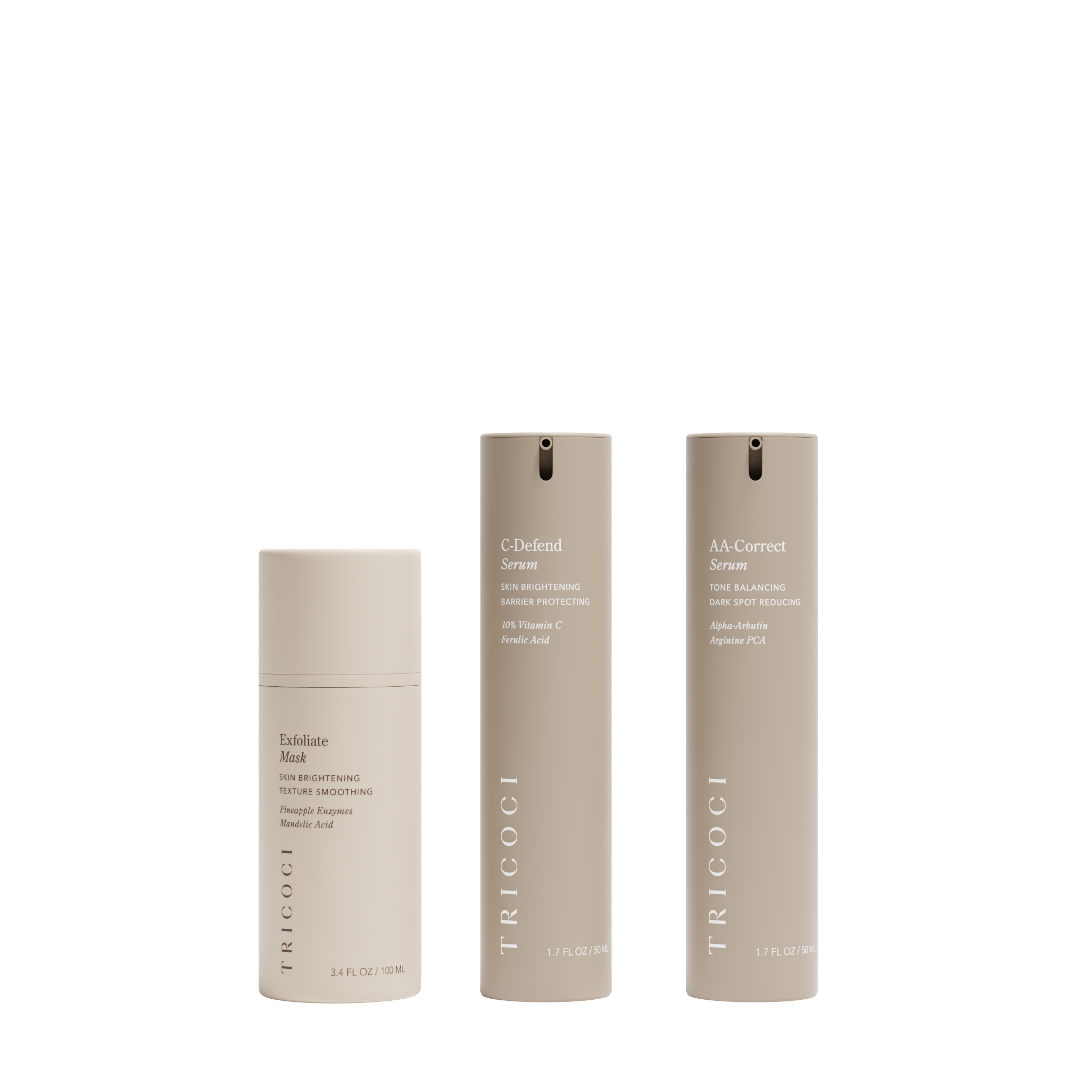 Tricoci Collection Even Glow Treatment Trio #1