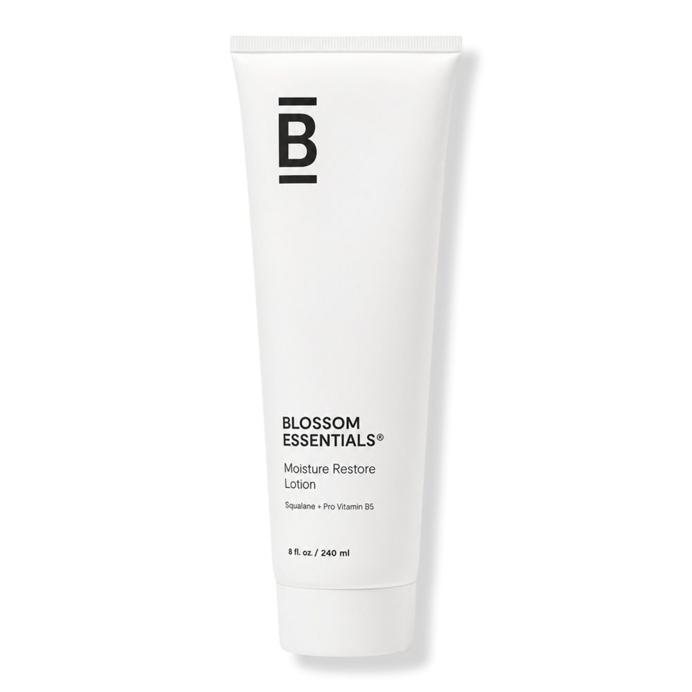 Blossom Essentials Moisture Restore Body Lotion with Ceramides & Hyaluronic Acid for Dry, Itchy Skin