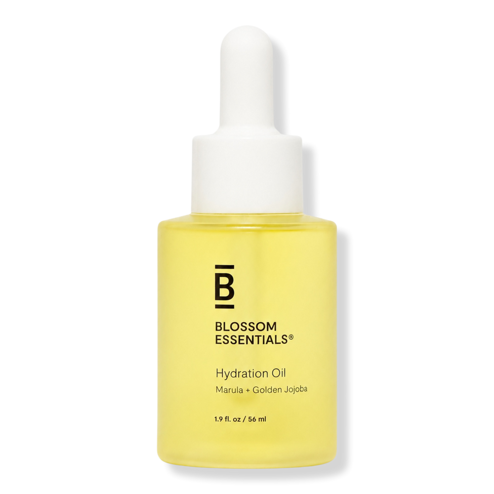Blossom Essentials Hydration Oil - Lightweight Antioxidant Face, Body & Hair Oil with Squalane