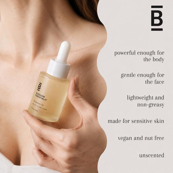 Blossom Essentials Hydration Oil - Lightweight Antioxidant Face, Body & Hair Oil with Squalane #5