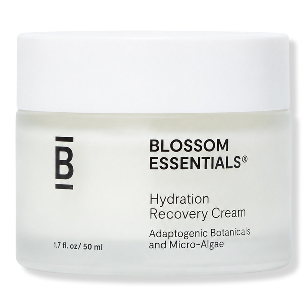 Blossom Essentials Hydration Recovery Face Cream - Ceramide Moisturizer for Dry, Tired Skin