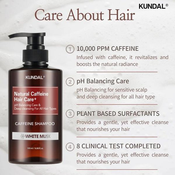 KUNDAL Caffeine Scalp Care Shampoo #3