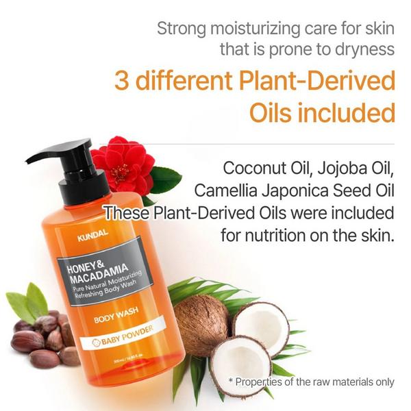 KUNDAL Honey & Macadamia Pure Body Wash #5