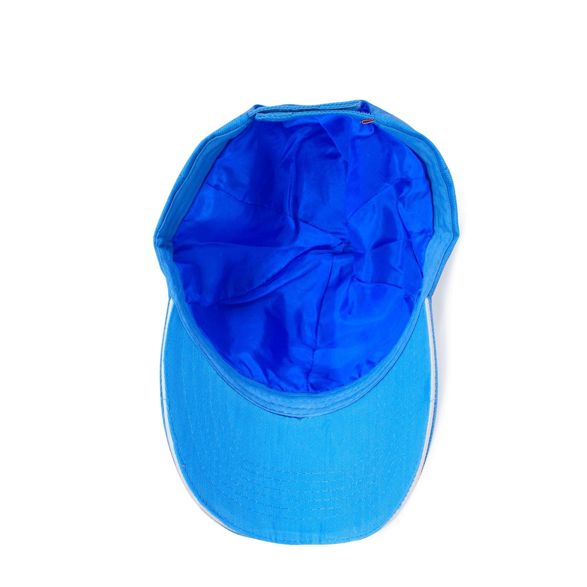 White Lotus Beauty Hair Restoration Cap 100% Silk Lined, цвет: Небесно-голубой — фото 3