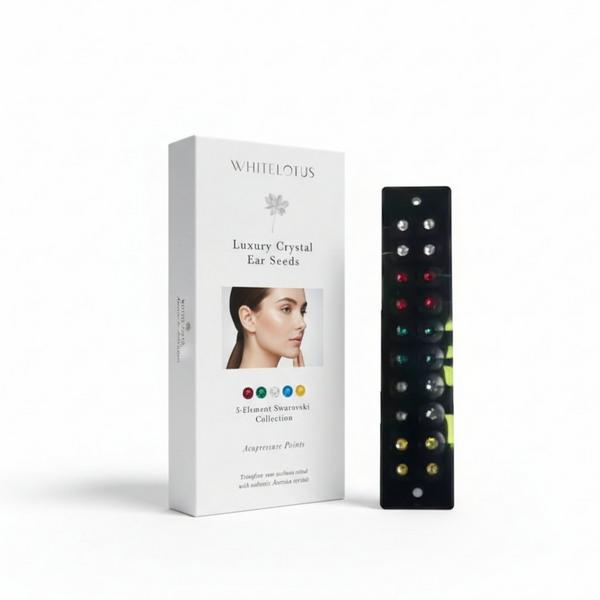 White Lotus Beauty Luxury Crystal Ear Seeds #1
