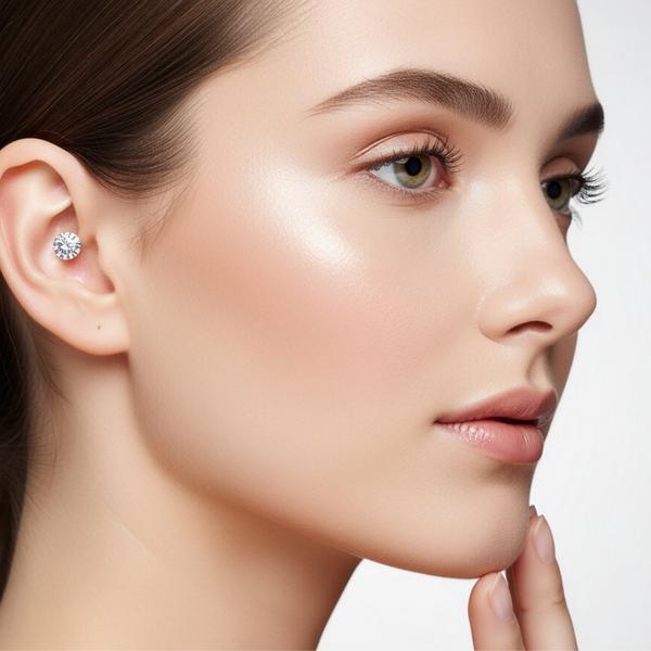 White Lotus Beauty Luxury Crystal Ear Seeds #2