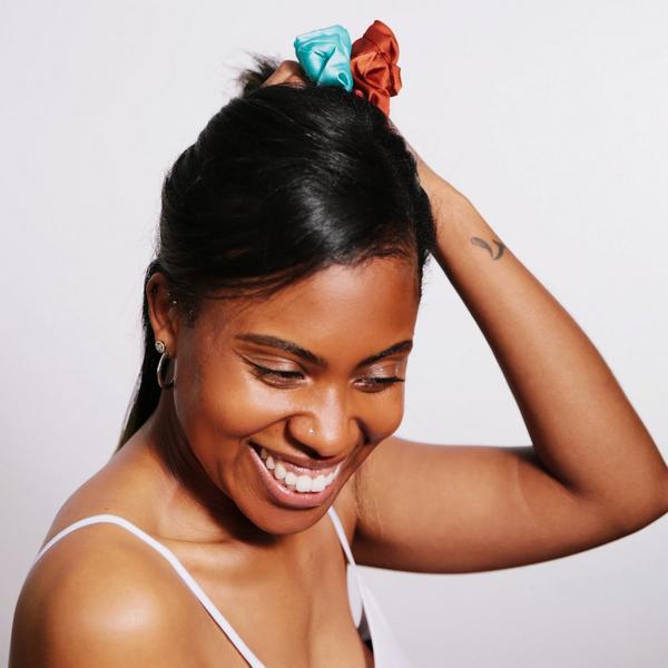 RevAir Luxe Satin Scrunchies - Cinnamon Swirl Limited Edition #3