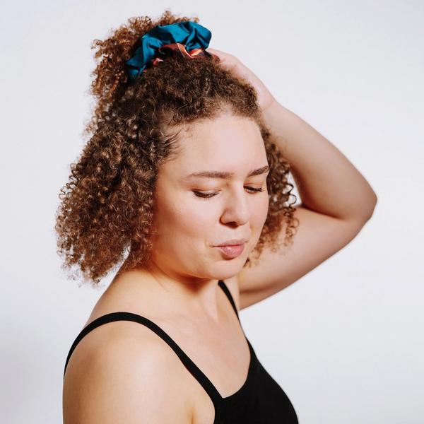 RevAir Luxe Satin Scrunchies - Cinnamon Swirl Limited Edition #8