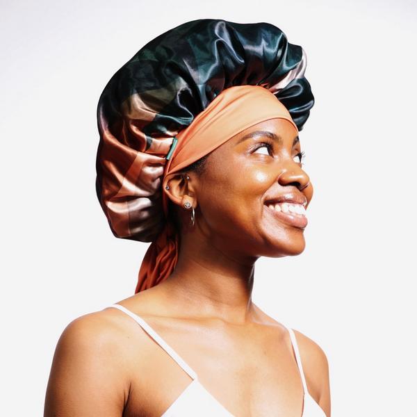 RevAir Luxe Satin Bonnet - Limited Edition Cinnamon Swirl #2