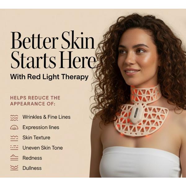 LuminaNRG Feather Neck & Decollete LED Mask #4