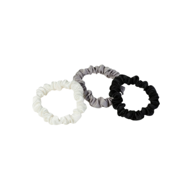 White Lotus Beauty Cruelty Free Mulberry Silk Scrunchies 3-Pack #1