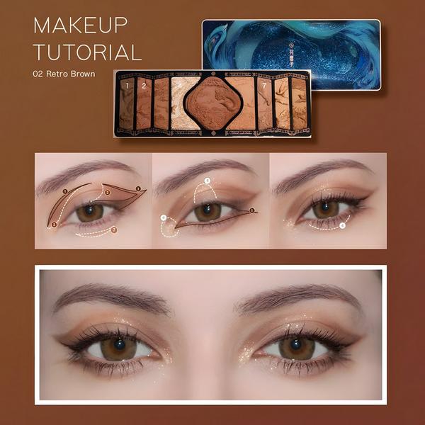 Florasis Floral Engraving Phoenix Makeup Palette #3