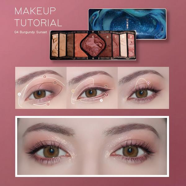 Florasis Floral Engraving Phoenix Makeup Palette #3