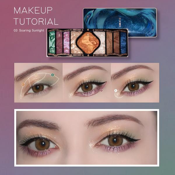 Florasis Floral Engraving Phoenix Makeup Palette #3