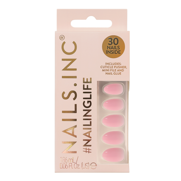 Nails Inc. NailingLife Totally Taylor Classic Pink Press-On Nails #1