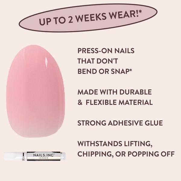 Nails Inc. NailingLife Totally Taylor Classic Pink Press-On Nails #6