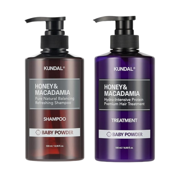 KUNDAL Honey & Macadamia Shampoo & Conditioner Set #1