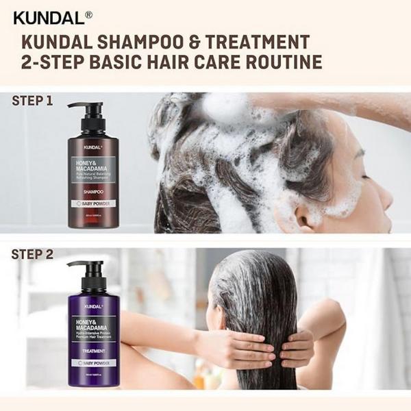 KUNDAL Honey & Macadamia Shampoo & Conditioner Set #5
