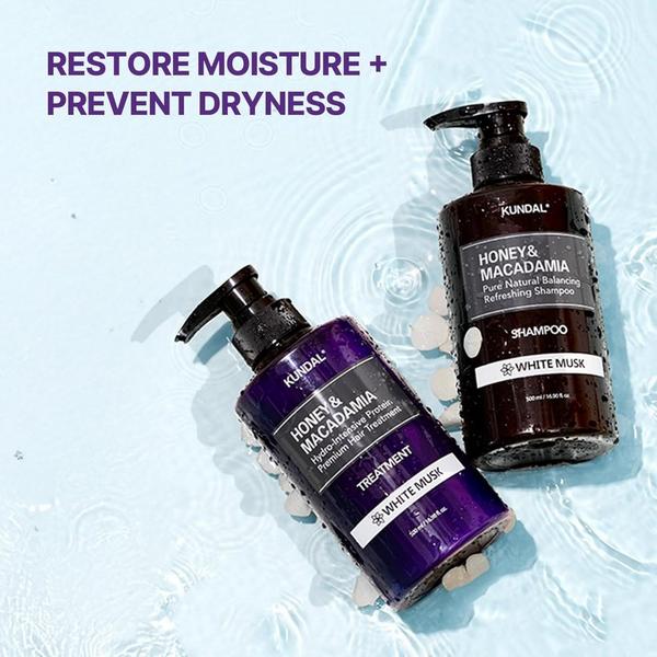 KUNDAL Honey & Macadamia Shampoo & Conditioner Set #8