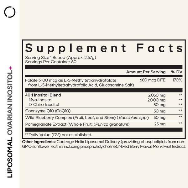 CODEAGE Liposomal Ovarian Inositol Powder with Myo & D-Chiro #2