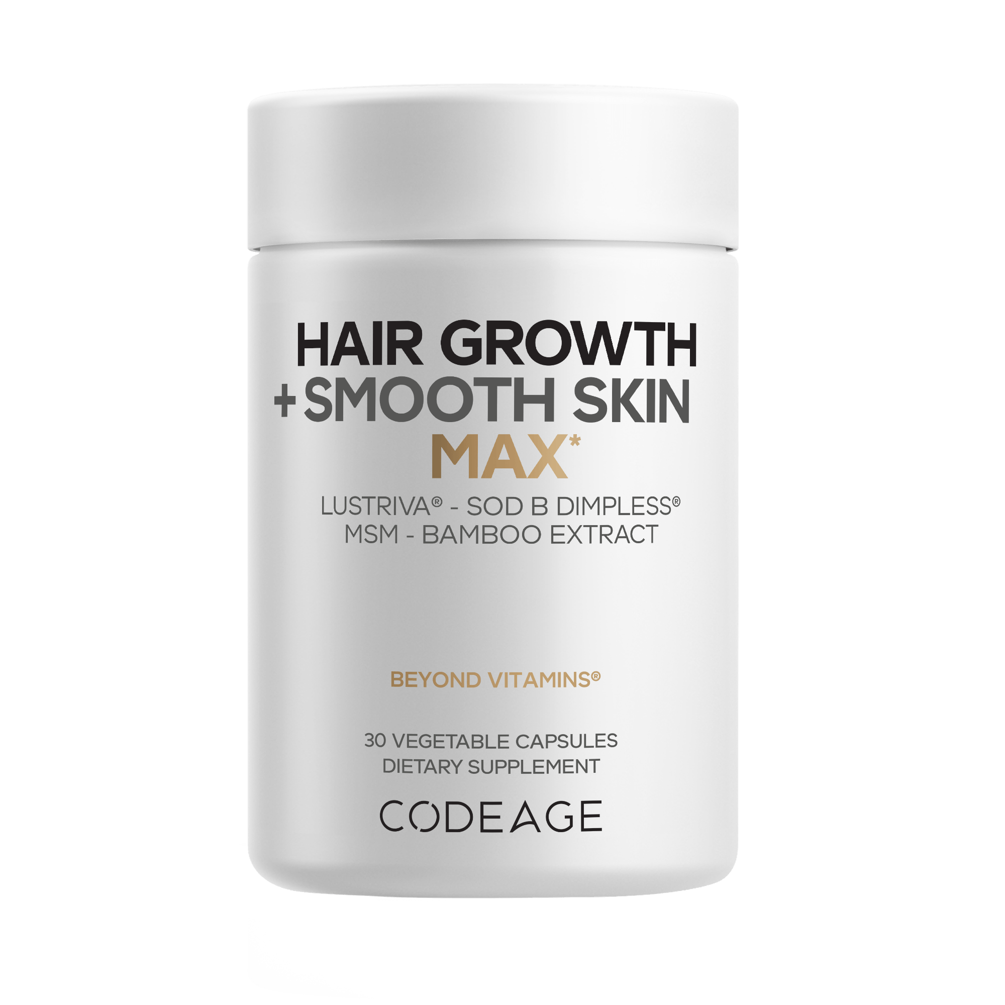 CODEAGE Hair Growth & Smooth Skin Vitamins with Biotin & MSM #1