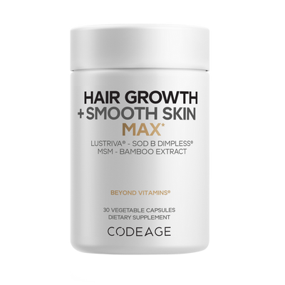 CODEAGE Hair Growth & Smooth Skin Vitamins with Biotin & MSM