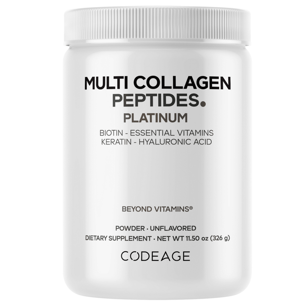 CODEAGE Multi Collagen Platinum with Vitamins, Keratin & Hyaluronic Acid