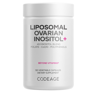 CODEAGE Liposomal Ovarian Inositol with Folate & CoQ10