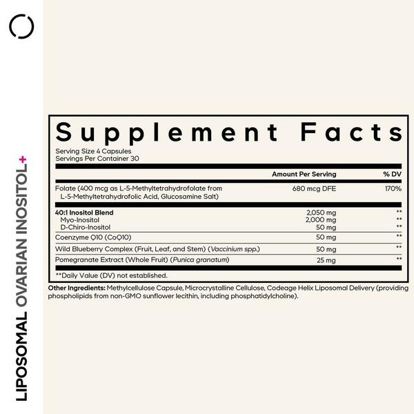 CODEAGE Liposomal Ovarian Inositol with Folate & CoQ10 #2