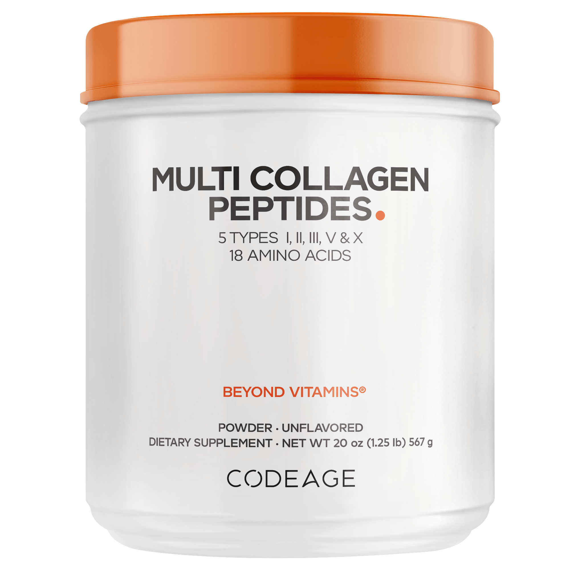 CODEAGE Multi Collagen Peptides with Types I, II, III, V & X #1