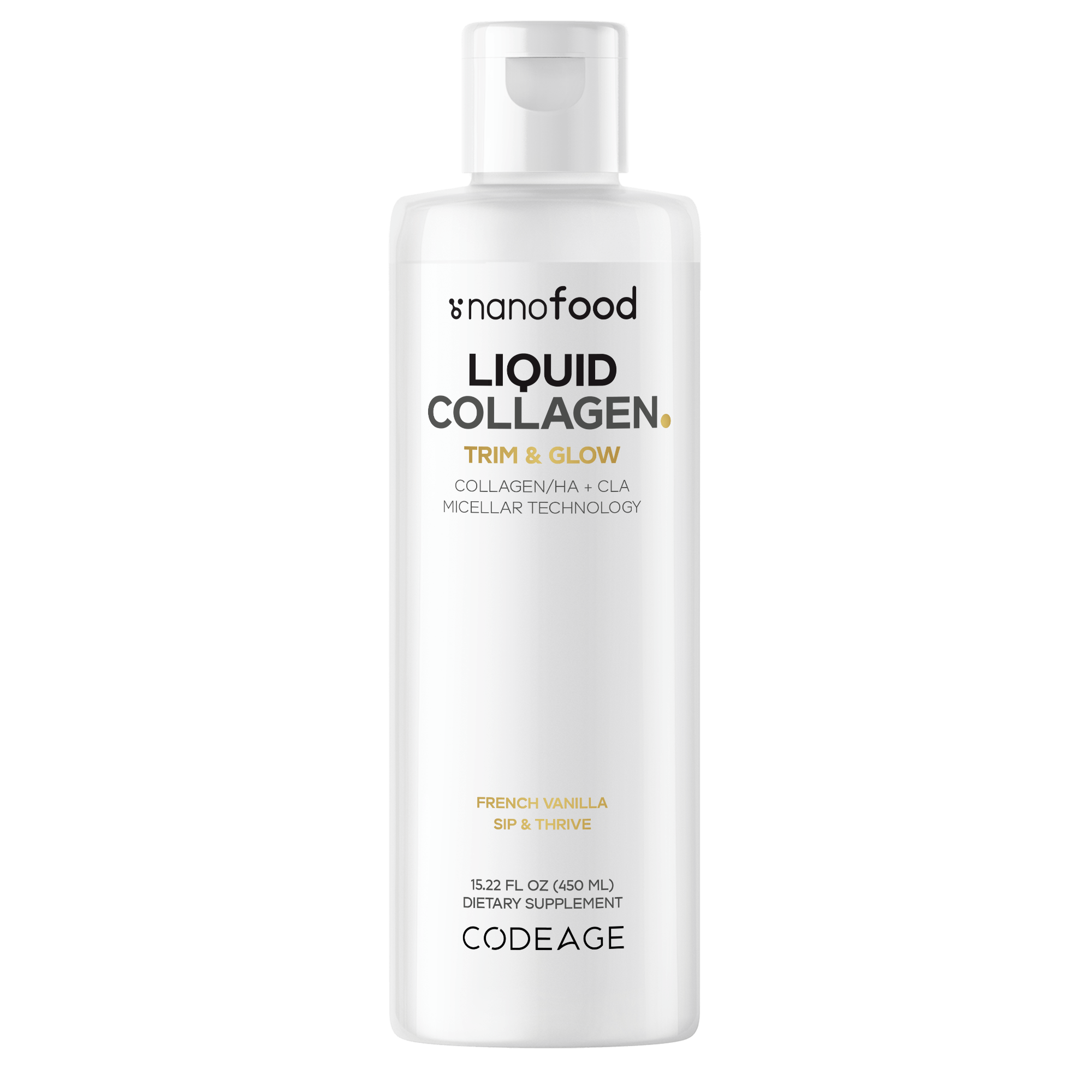 CODEAGE Liquid Collagen Trim & Glow with CLA & Hyaluronic Acid #1