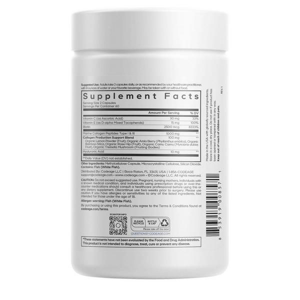 CODEAGE Marine Collagen Capsules with Hyaluronic Acid #8