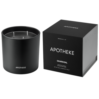 APOTHEKE Charcoal 3-Wick Scented Candle