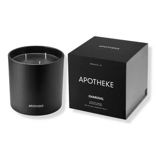 APOTHEKE - 26 oz (3-Wick Candle) Charcoal Scented Candle | Ulta Beauty