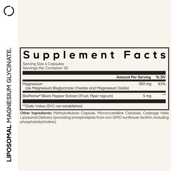 CODEAGE Liposomal Magnesium Bisglycinate with Black Pepper Extract #2