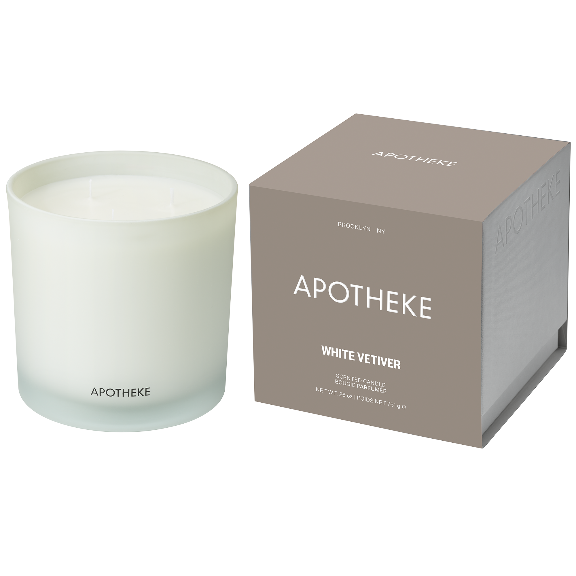 APOTHEKE White Vetiver 3-Wick Scented Candle #1
