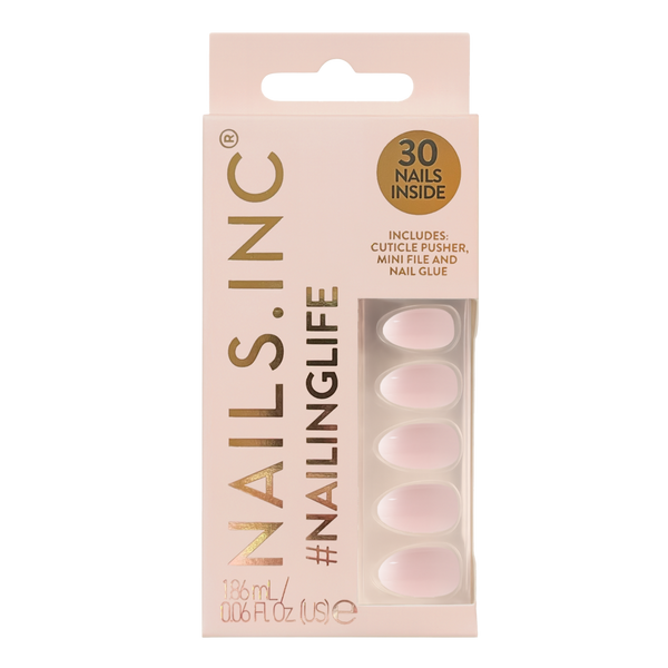 Nails Inc. NailingLife So Selena Nude Ombré Effect Press-On Nails #1