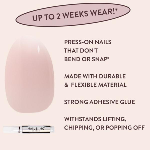 Nails Inc. NailingLife So Selena Nude Ombré Effect Press-On Nails #6