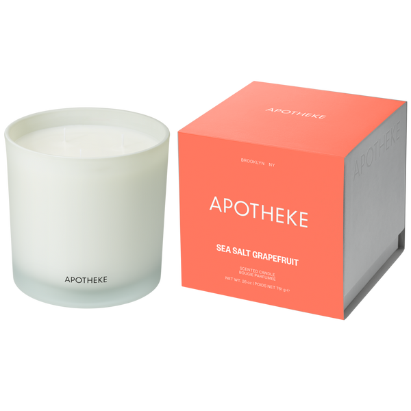 APOTHEKE Sea Salt Grapefruit 3-Wick Scented Candle #1