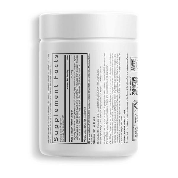 CODEAGE Multi Collagen Capsules with Bone Broth & Botanicals #8