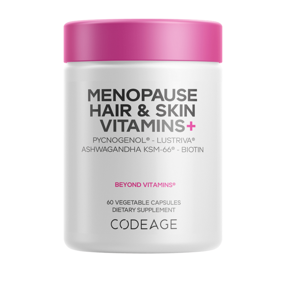 CODEAGE Menopause Hair & Skin Vitamins with Biotin & Botanicals