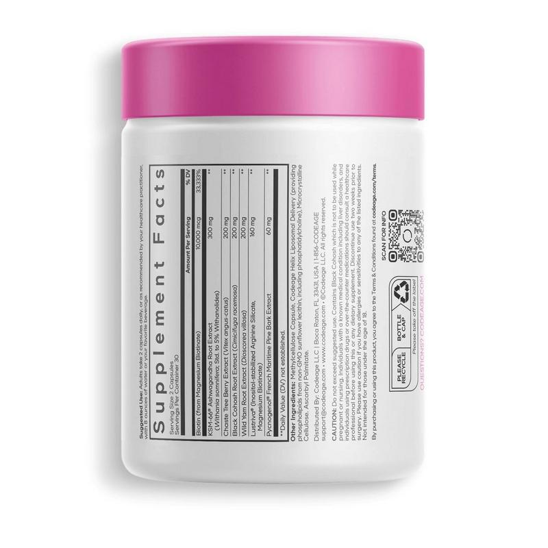 Menopause Hair & Skin Vitamins with Biotin & Botanicals
