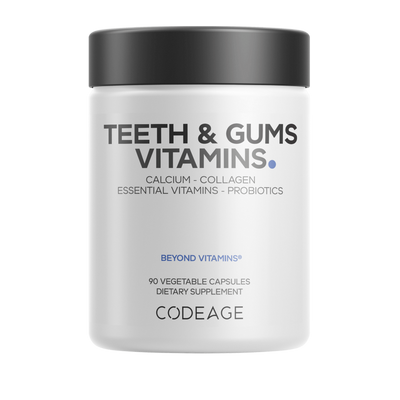 CODEAGE Teeth & Gums Vitamins with Oral Probiotics & Collagen
